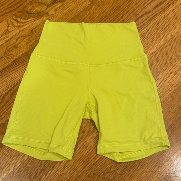 lululemon athletica Pants - lululemon athletica Yellow Bike Shorts